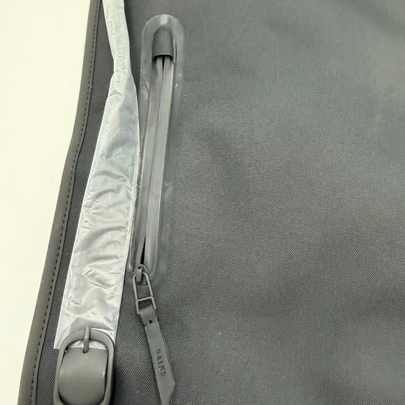 Rains Ripple Classic Black Water Resistant Large Backpack Durable Polyester Bag - Picture 4 of 12